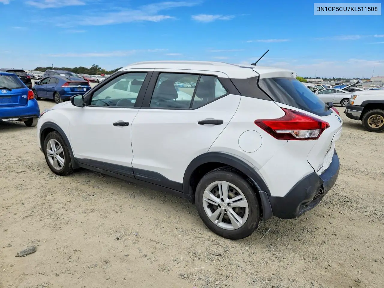 2019 Nissan Kicks S VIN: 3N1CP5CU7KL511508 Lot: 61216276