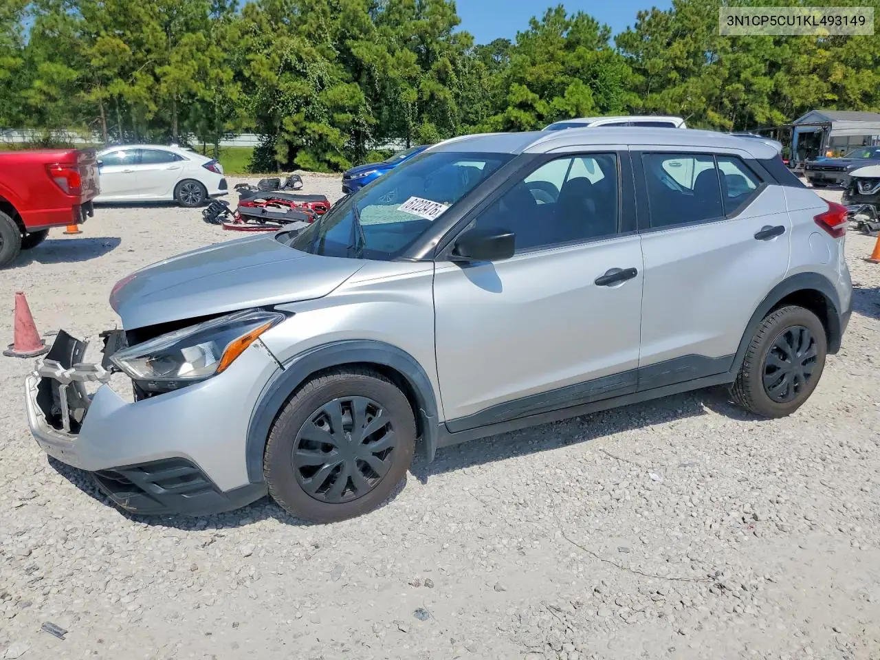 2019 Nissan Kicks S VIN: 3N1CP5CU1KL493149 Lot: 61223476