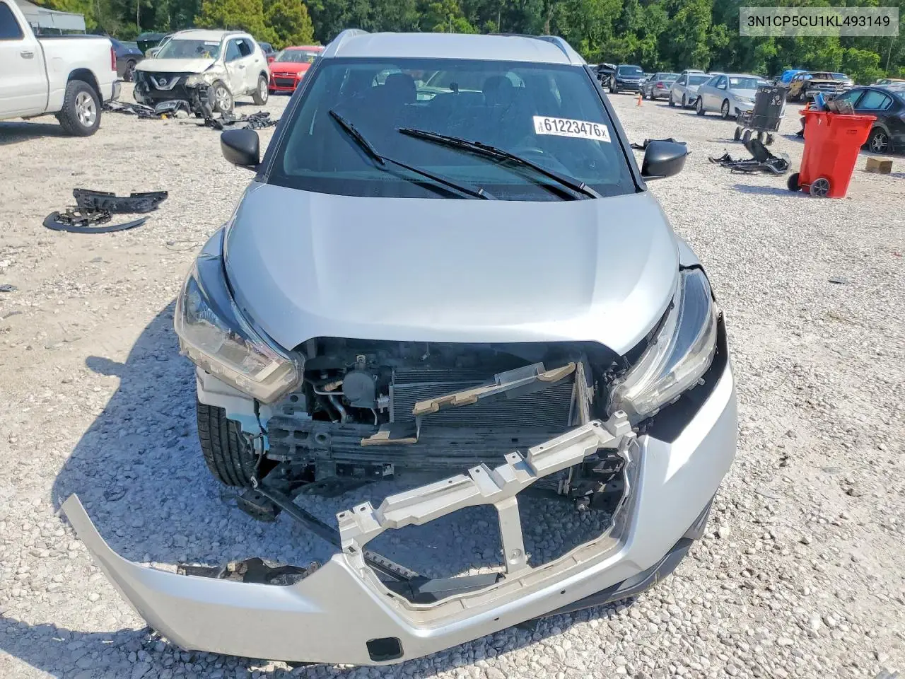 2019 Nissan Kicks S VIN: 3N1CP5CU1KL493149 Lot: 61223476
