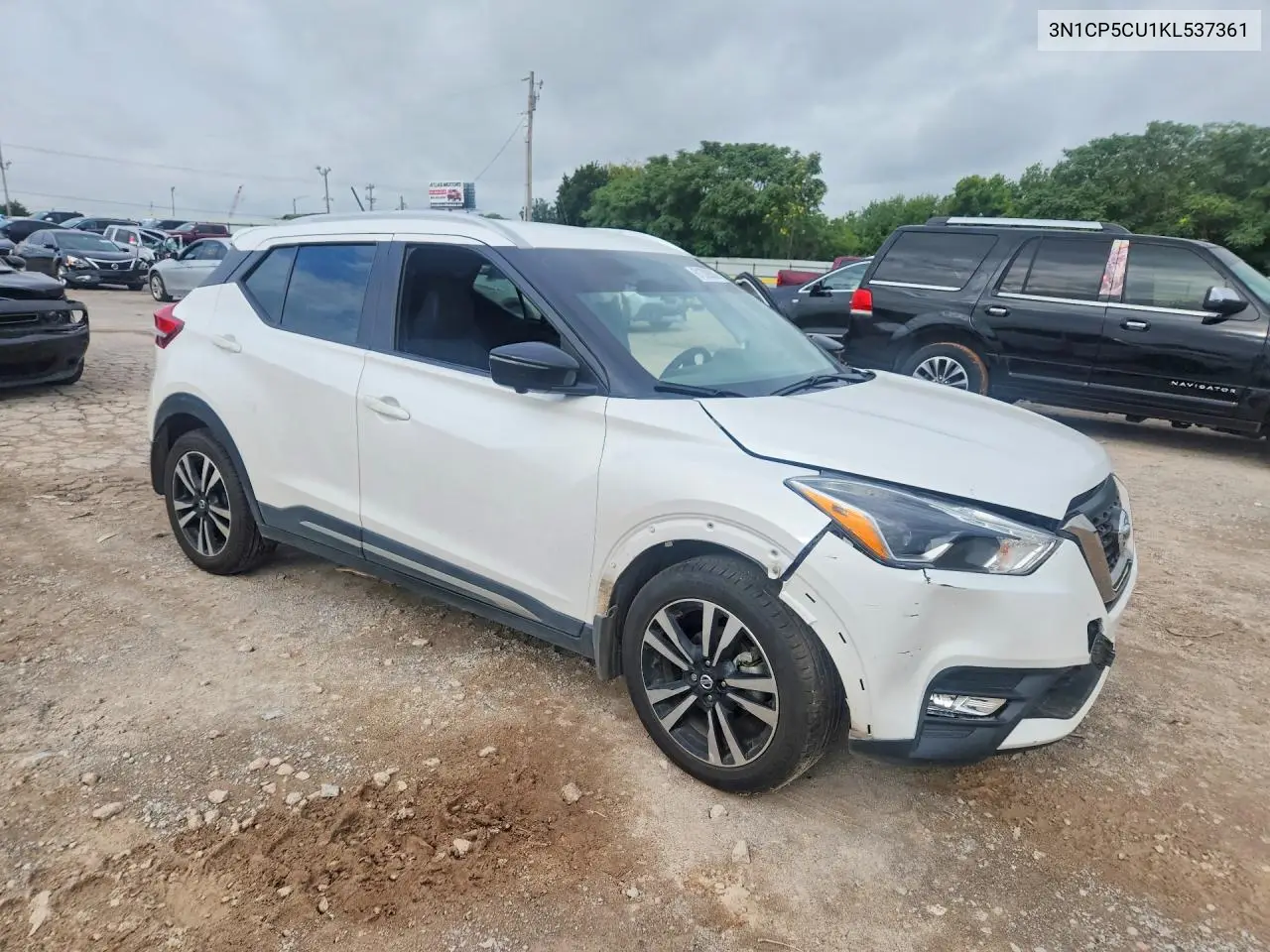 2019 Nissan Kicks Sr VIN: 3N1CP5CU1KL537361 Lot: 61308006