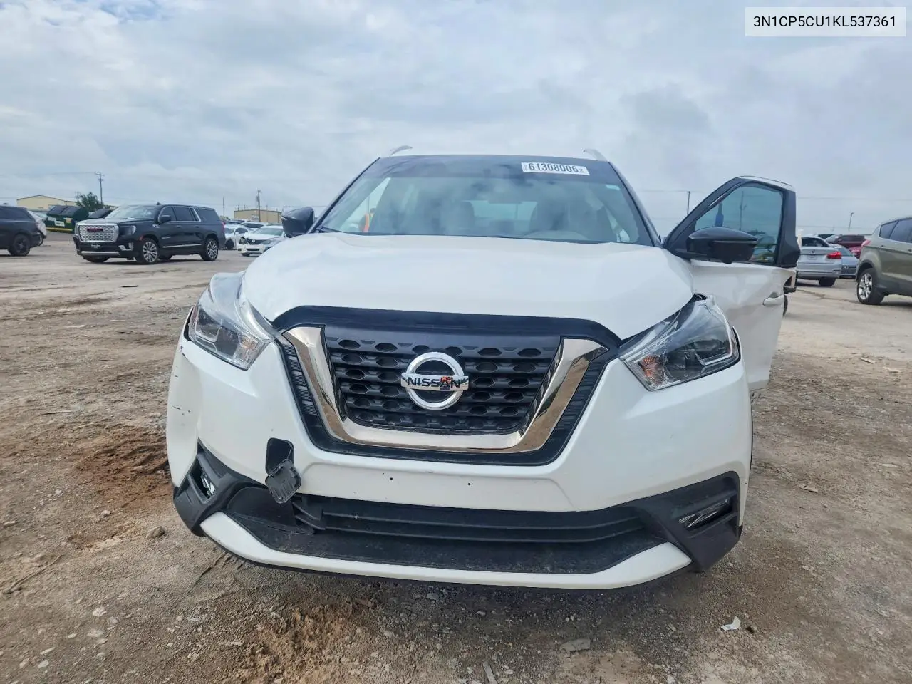 2019 Nissan Kicks Sr VIN: 3N1CP5CU1KL537361 Lot: 61308006