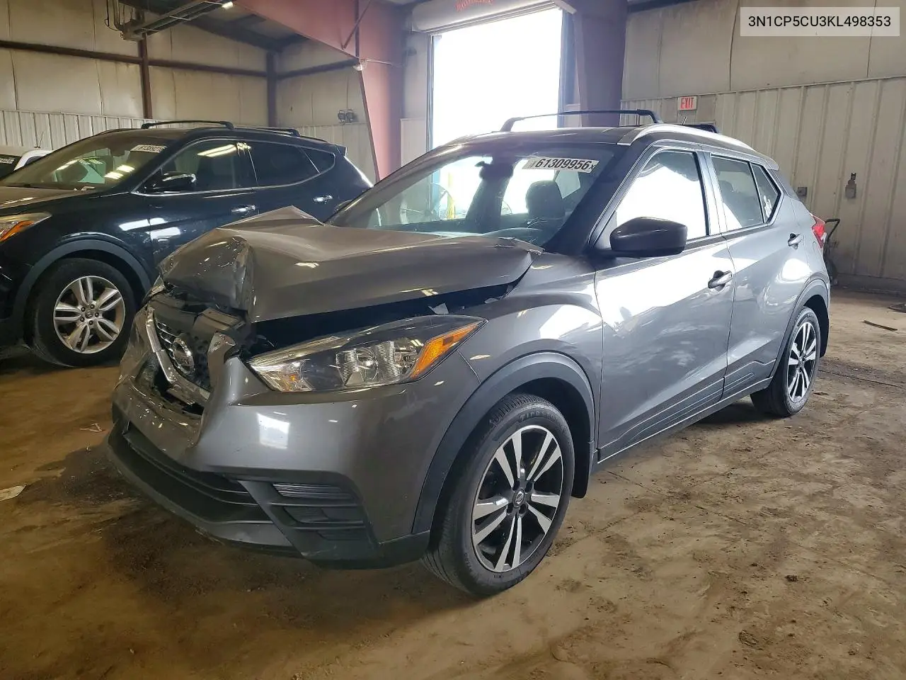 2019 Nissan Kicks Sv VIN: 3N1CP5CU3KL498353 Lot: 61309956