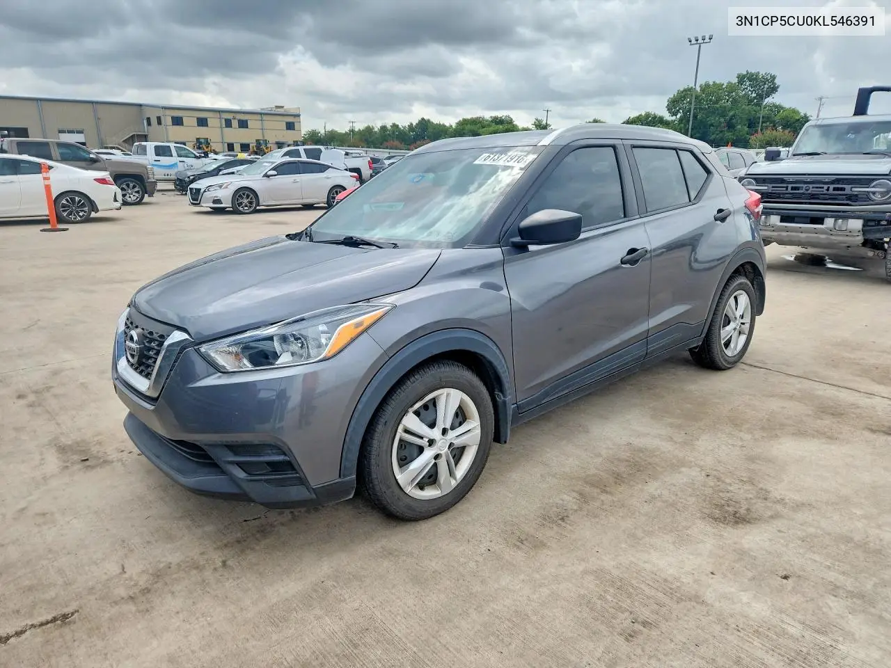 2019 Nissan Kicks S VIN: 3N1CP5CU0KL546391 Lot: 61371916