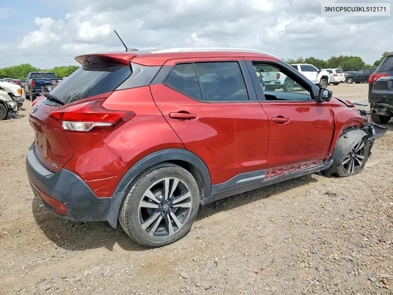 2019 Nissan Kicks Sr VIN: 3N1CP5CU3KL512171 Lot: 61385466