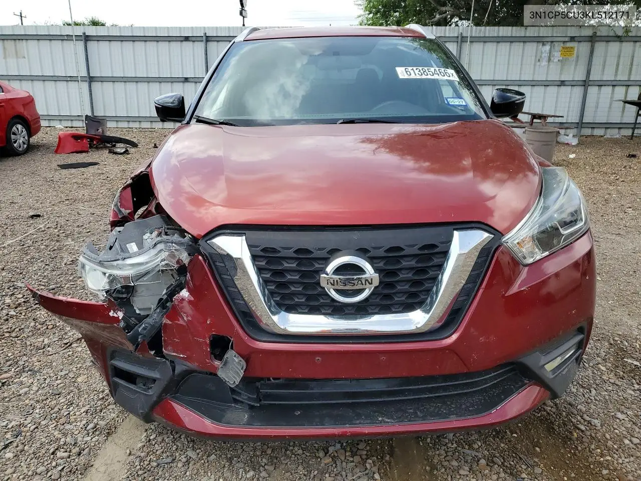 2019 Nissan Kicks Sr VIN: 3N1CP5CU3KL512171 Lot: 61385466