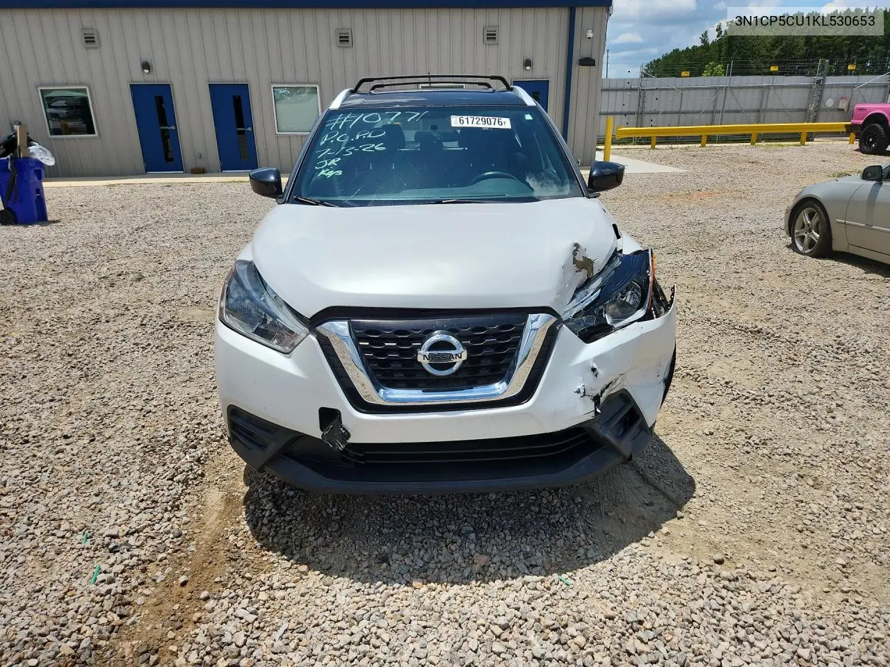 2019 Nissan Kicks Sv VIN: 3N1CP5CU1KL530653 Lot: 61729076