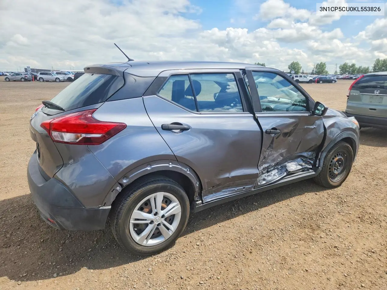 2019 Nissan Kicks S VIN: 3N1CP5CU0KL553826 Lot: 61977926