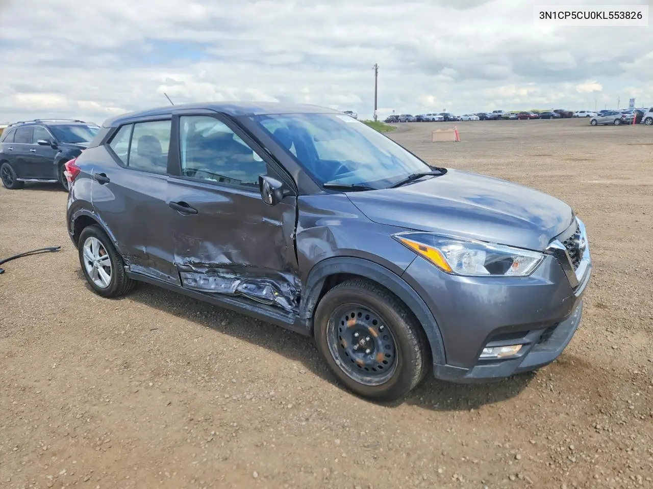 2019 Nissan Kicks S VIN: 3N1CP5CU0KL553826 Lot: 61977926