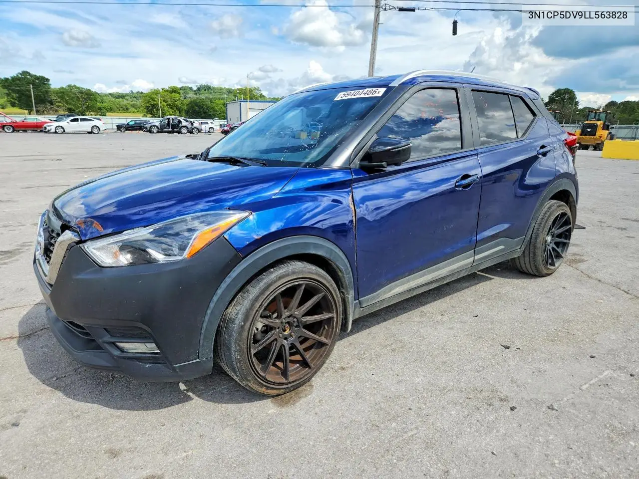 2020 Nissan Kicks Sr VIN: 3N1CP5DV9LL563828 Lot: 59404486