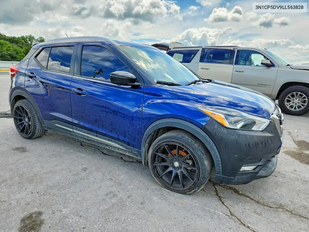 2020 Nissan Kicks Sr VIN: 3N1CP5DV9LL563828 Lot: 59404486
