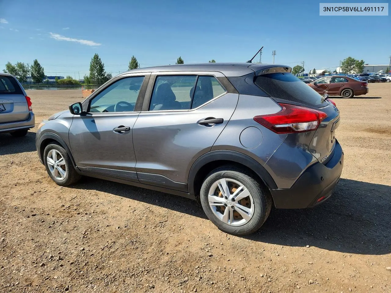 2020 Nissan Kicks S VIN: 3N1CP5BV6LL491117 Lot: 60389046