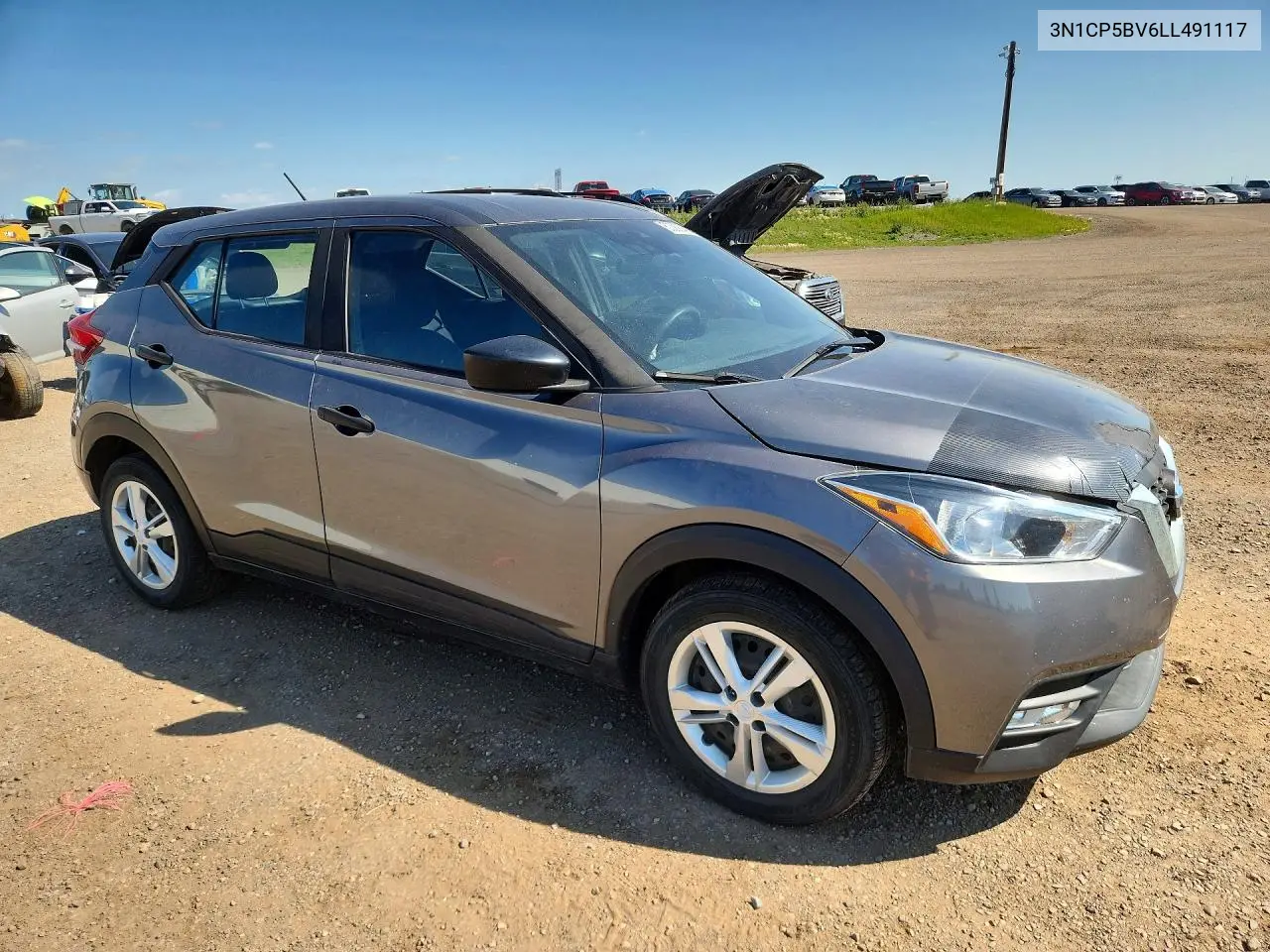2020 Nissan Kicks S VIN: 3N1CP5BV6LL491117 Lot: 60389046