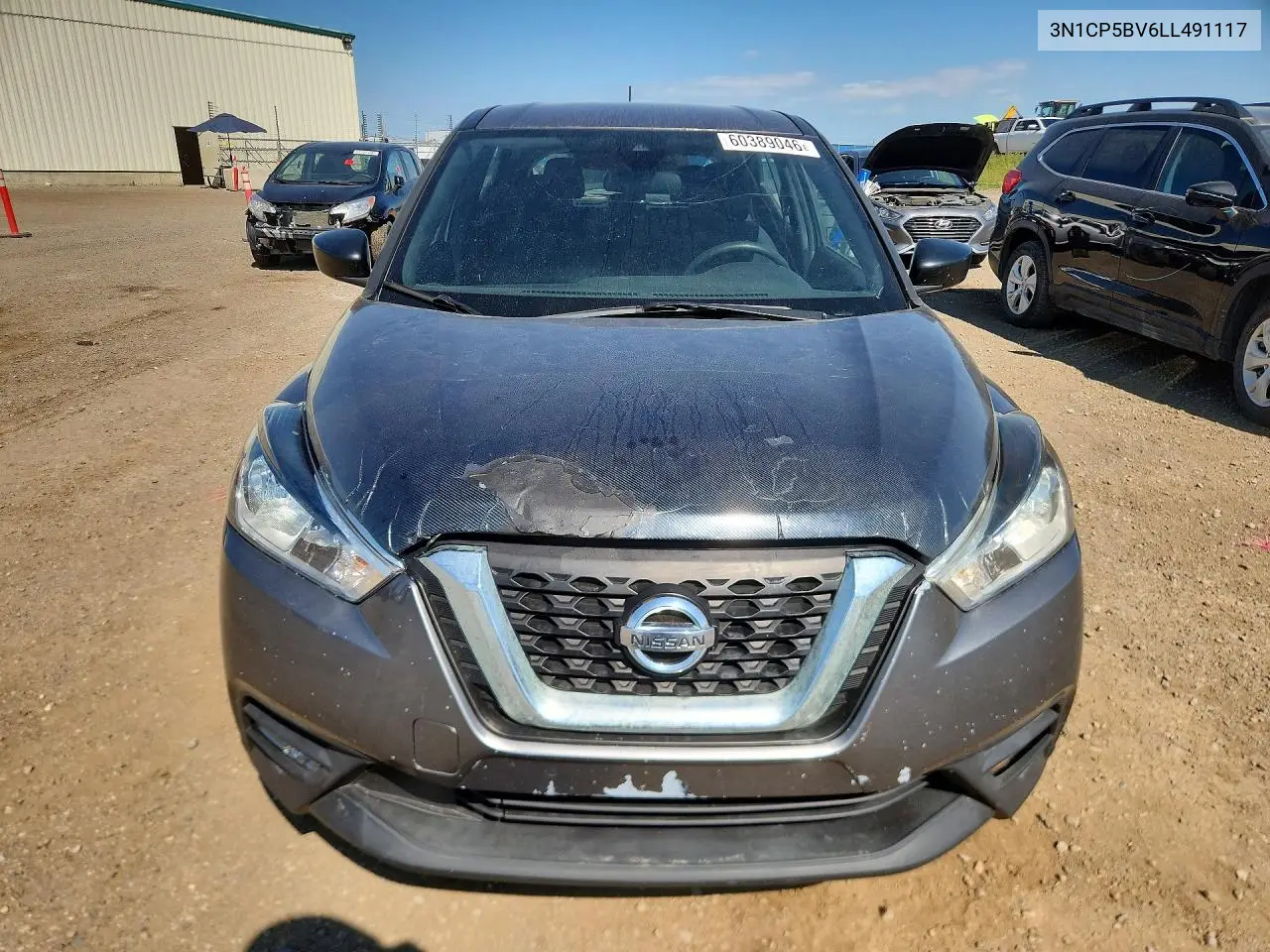 2020 Nissan Kicks S VIN: 3N1CP5BV6LL491117 Lot: 60389046