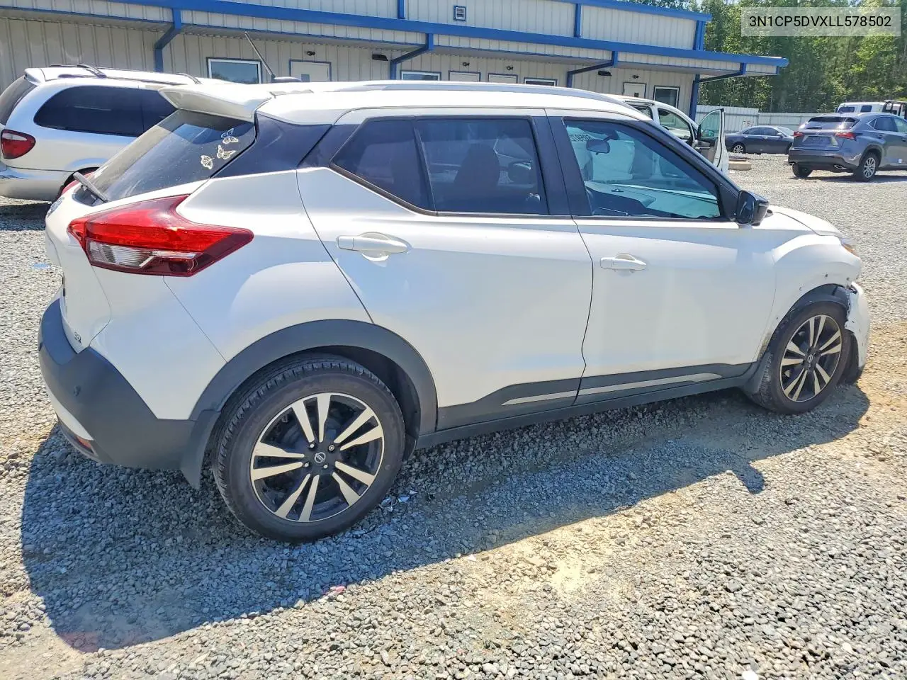 2020 Nissan Kicks Sr VIN: 3N1CP5DVXLL578502 Lot: 60597226