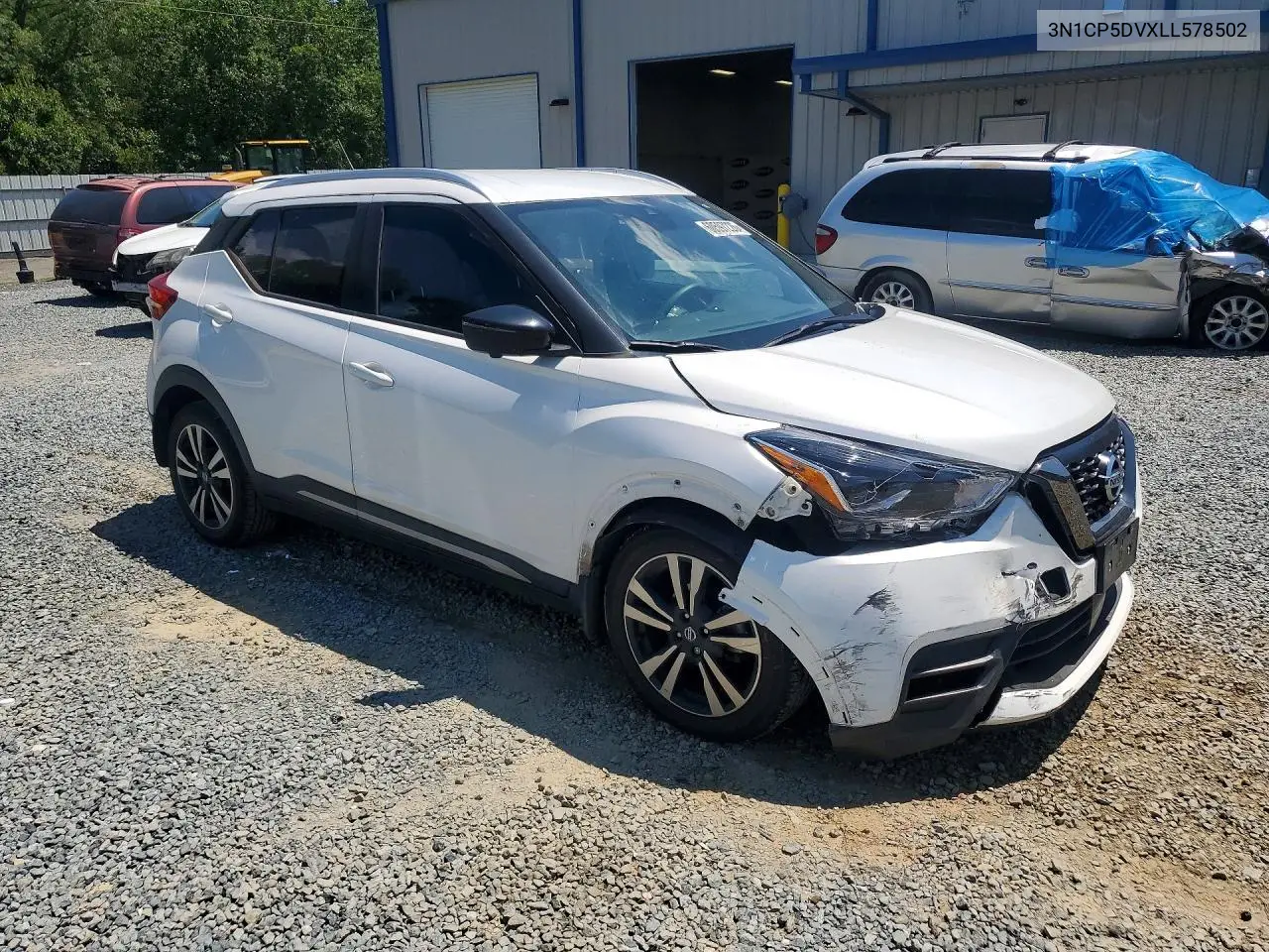 2020 Nissan Kicks Sr VIN: 3N1CP5DVXLL578502 Lot: 60597226