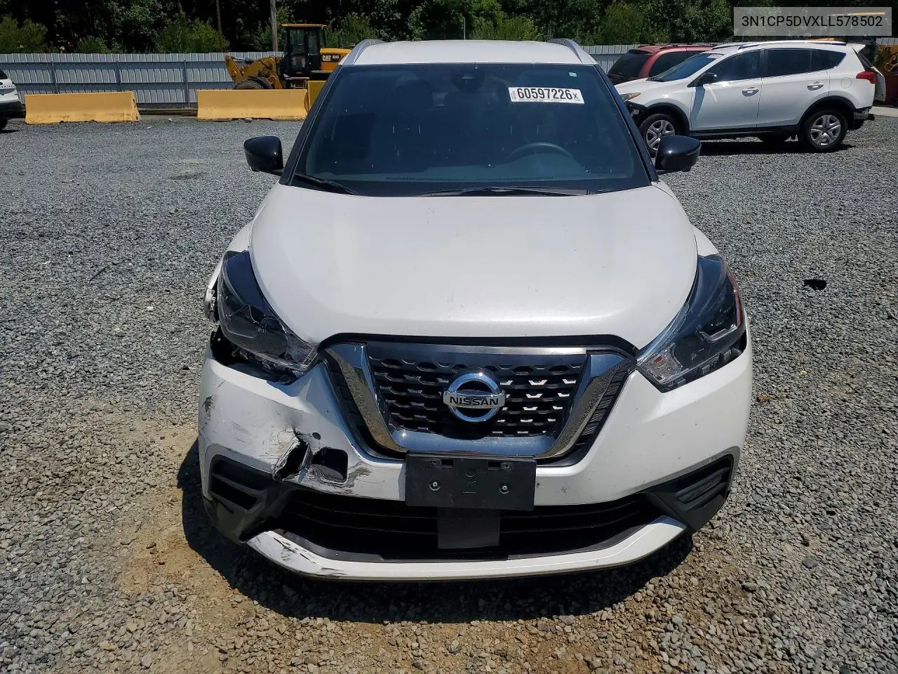 2020 Nissan Kicks Sr VIN: 3N1CP5DVXLL578502 Lot: 60597226