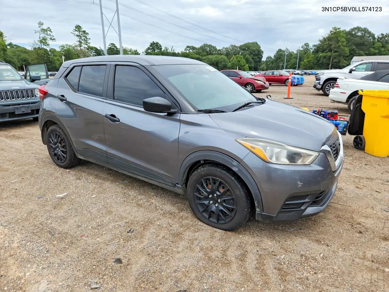 2020 Nissan Kicks S VIN: 3N1CP5BV0LL574123 Lot: 60782806