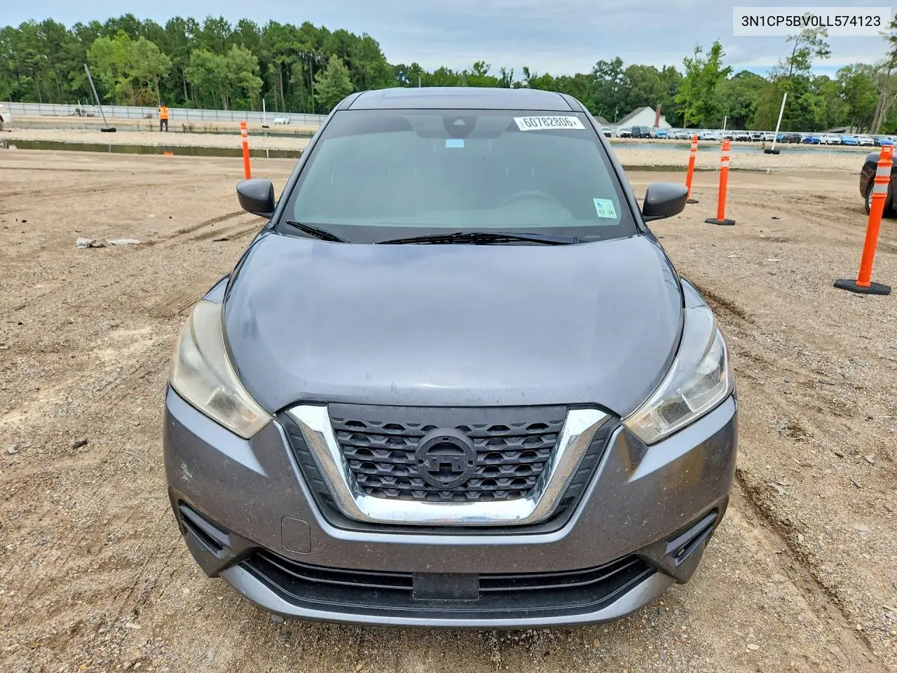 2020 Nissan Kicks S VIN: 3N1CP5BV0LL574123 Lot: 60782806