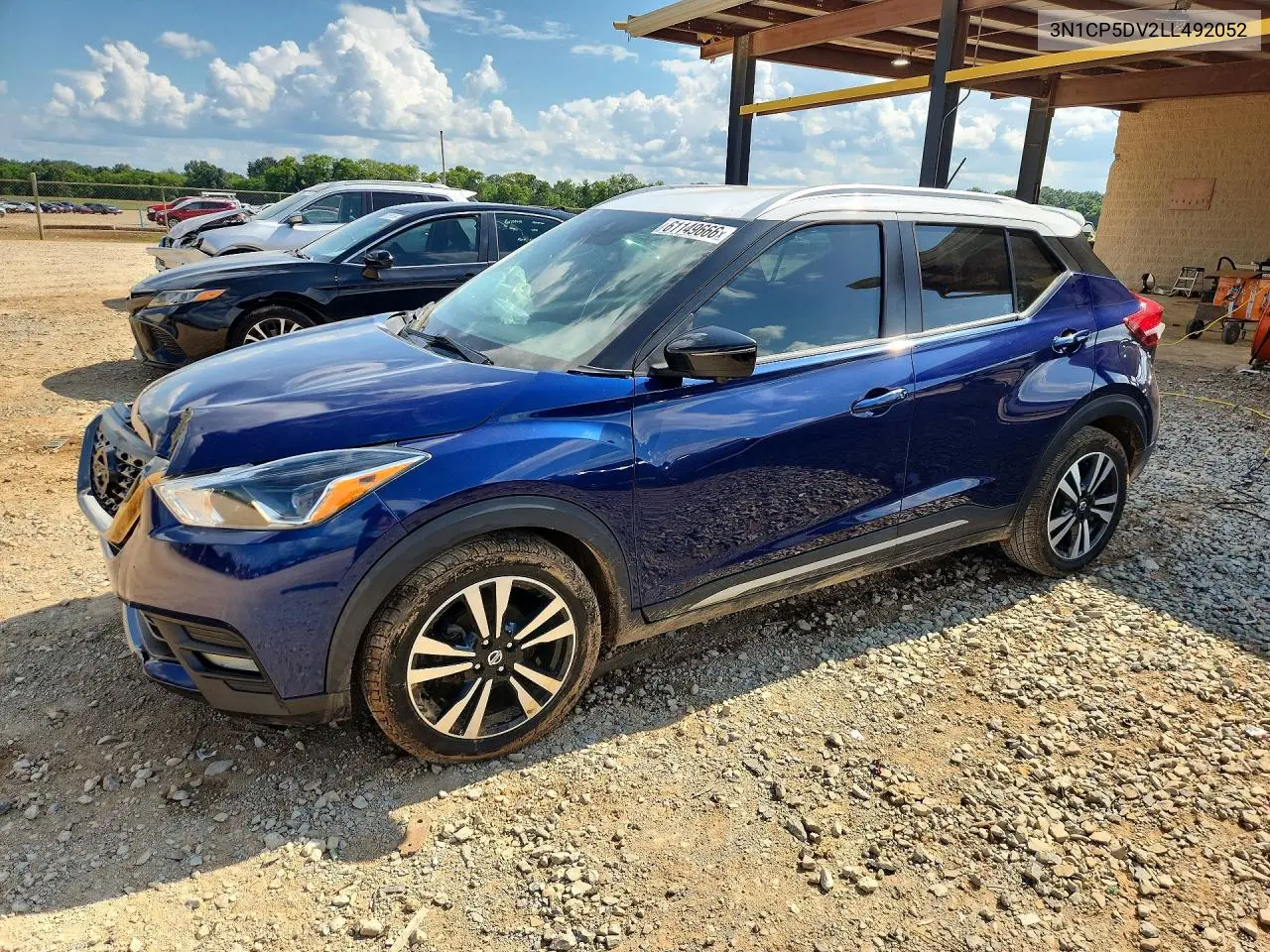 2020 Nissan Kicks Sr VIN: 3N1CP5DV2LL492052 Lot: 61149666
