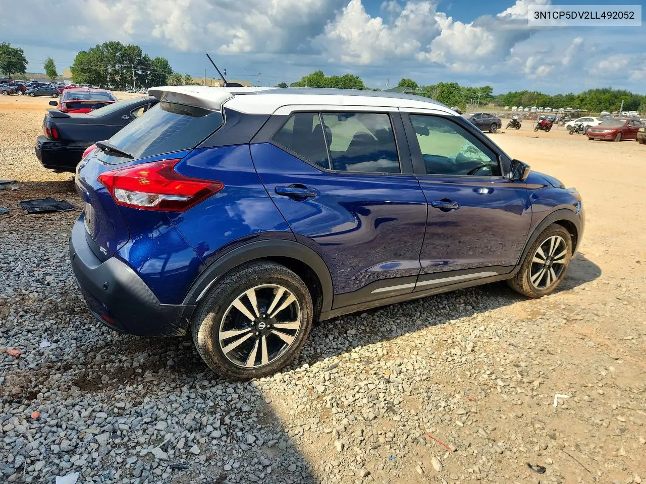 2020 Nissan Kicks Sr VIN: 3N1CP5DV2LL492052 Lot: 61149666
