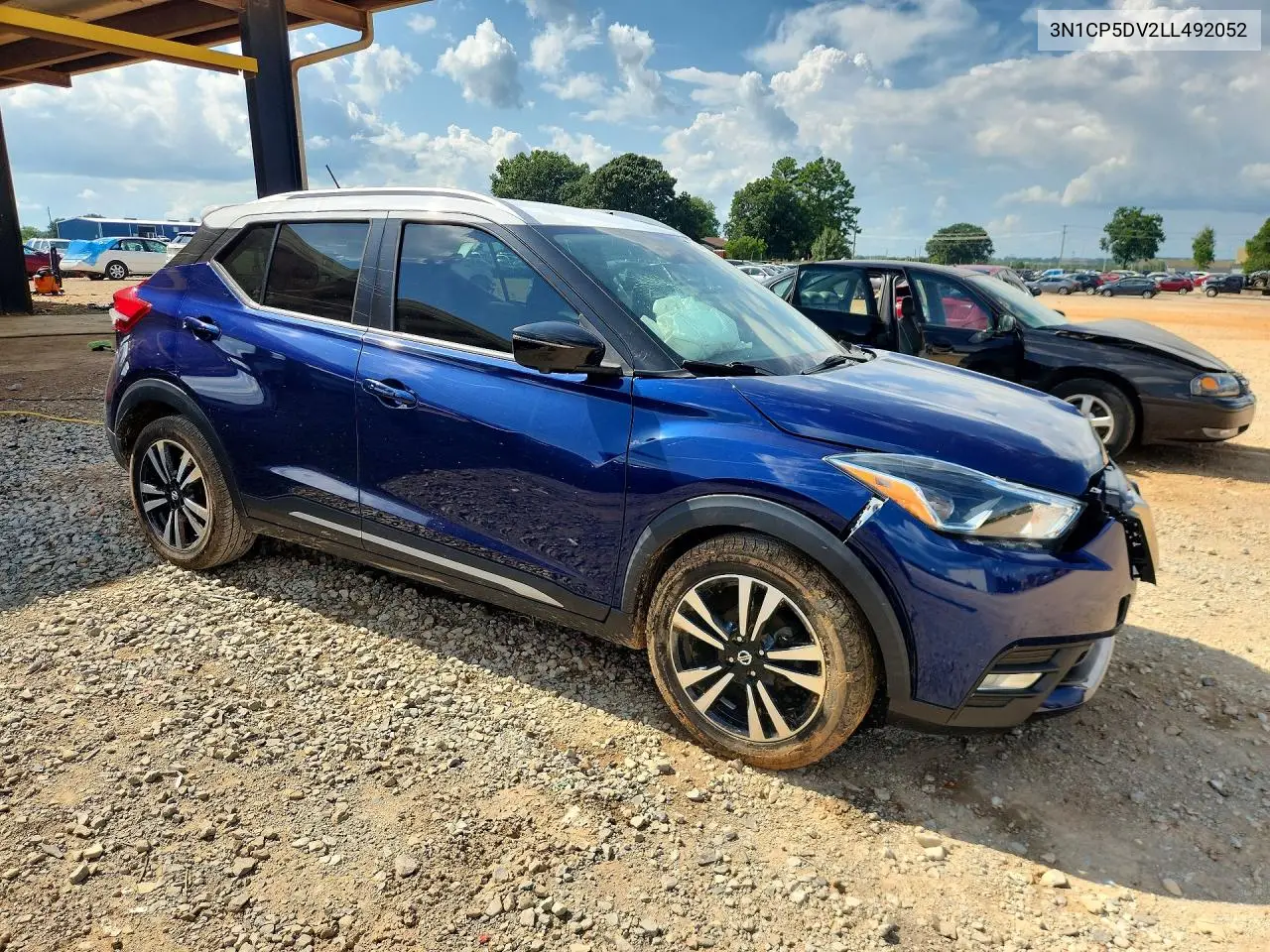 2020 Nissan Kicks Sr VIN: 3N1CP5DV2LL492052 Lot: 61149666