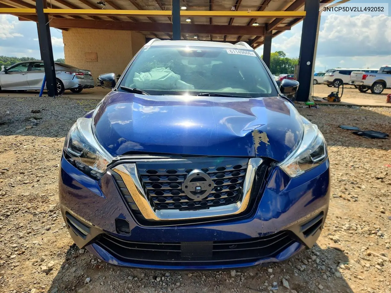 2020 Nissan Kicks Sr VIN: 3N1CP5DV2LL492052 Lot: 61149666