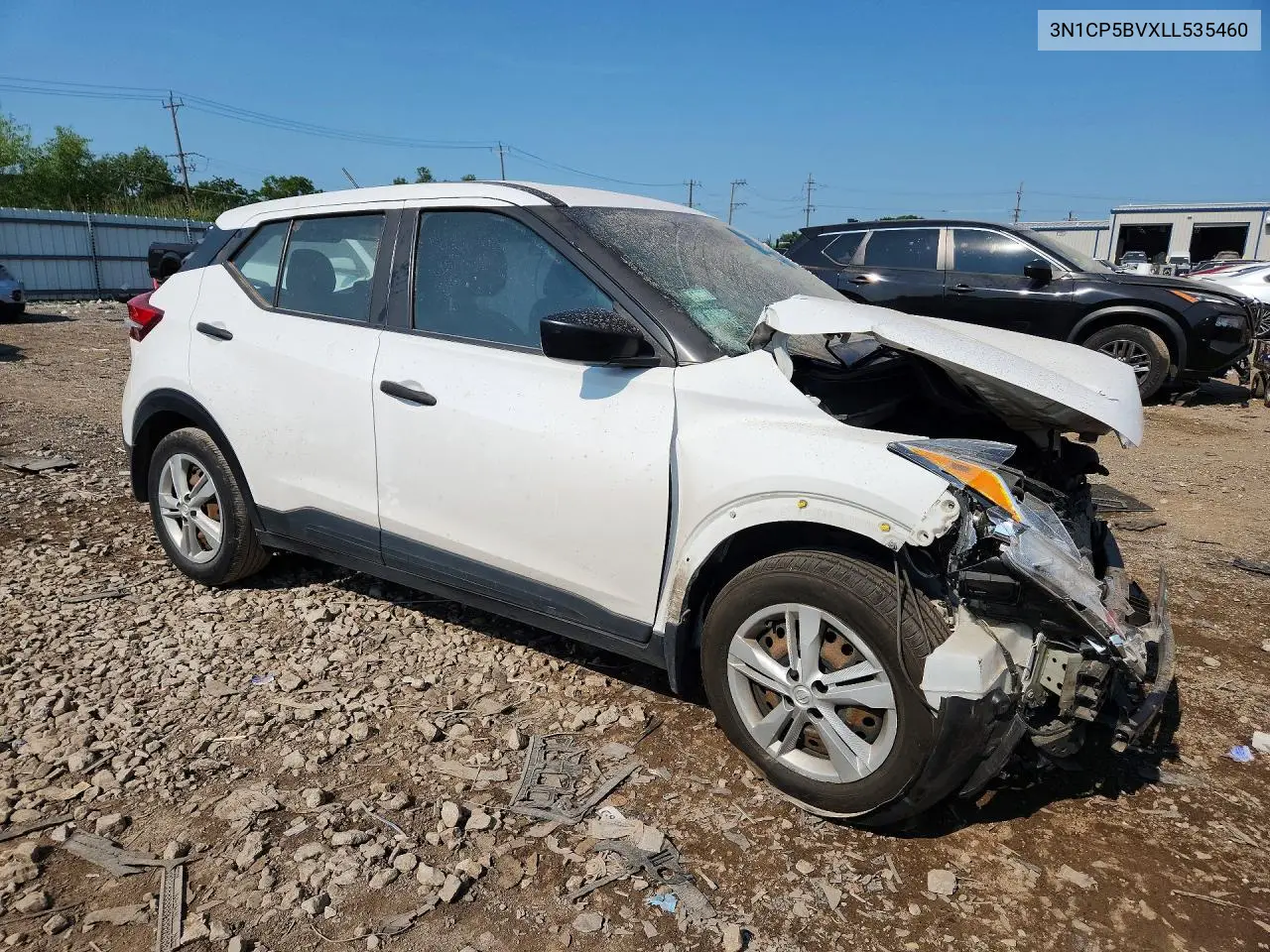 2020 Nissan Kicks S VIN: 3N1CP5BVXLL535460 Lot: 61243216