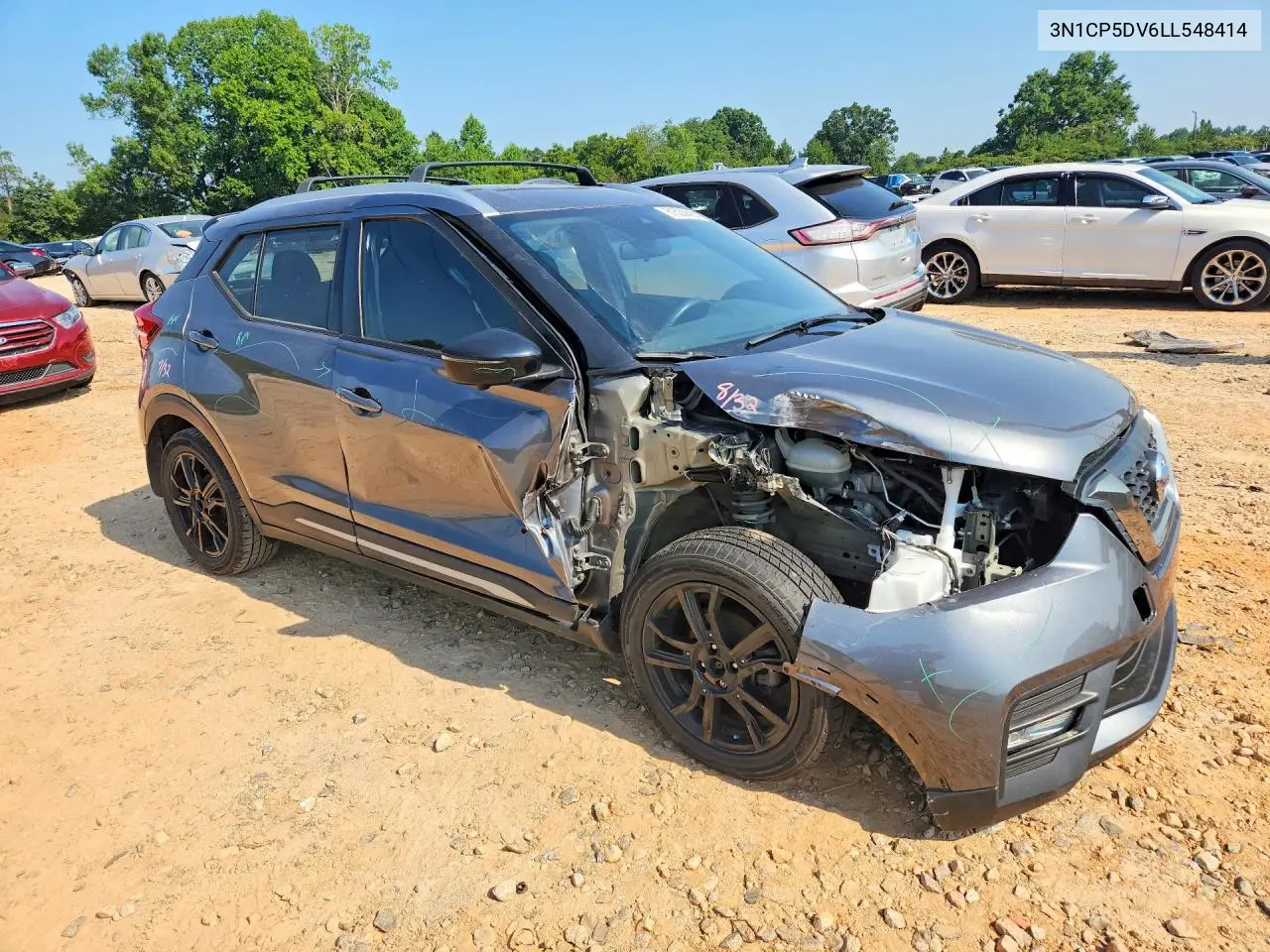 2020 Nissan Kicks Sr VIN: 3N1CP5DV6LL548414 Lot: 61520906
