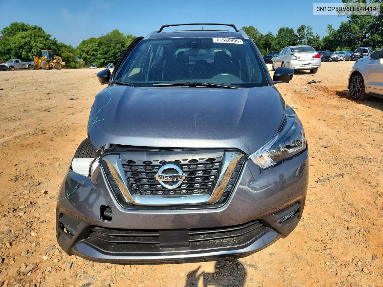 2020 Nissan Kicks Sr VIN: 3N1CP5DV6LL548414 Lot: 61520906