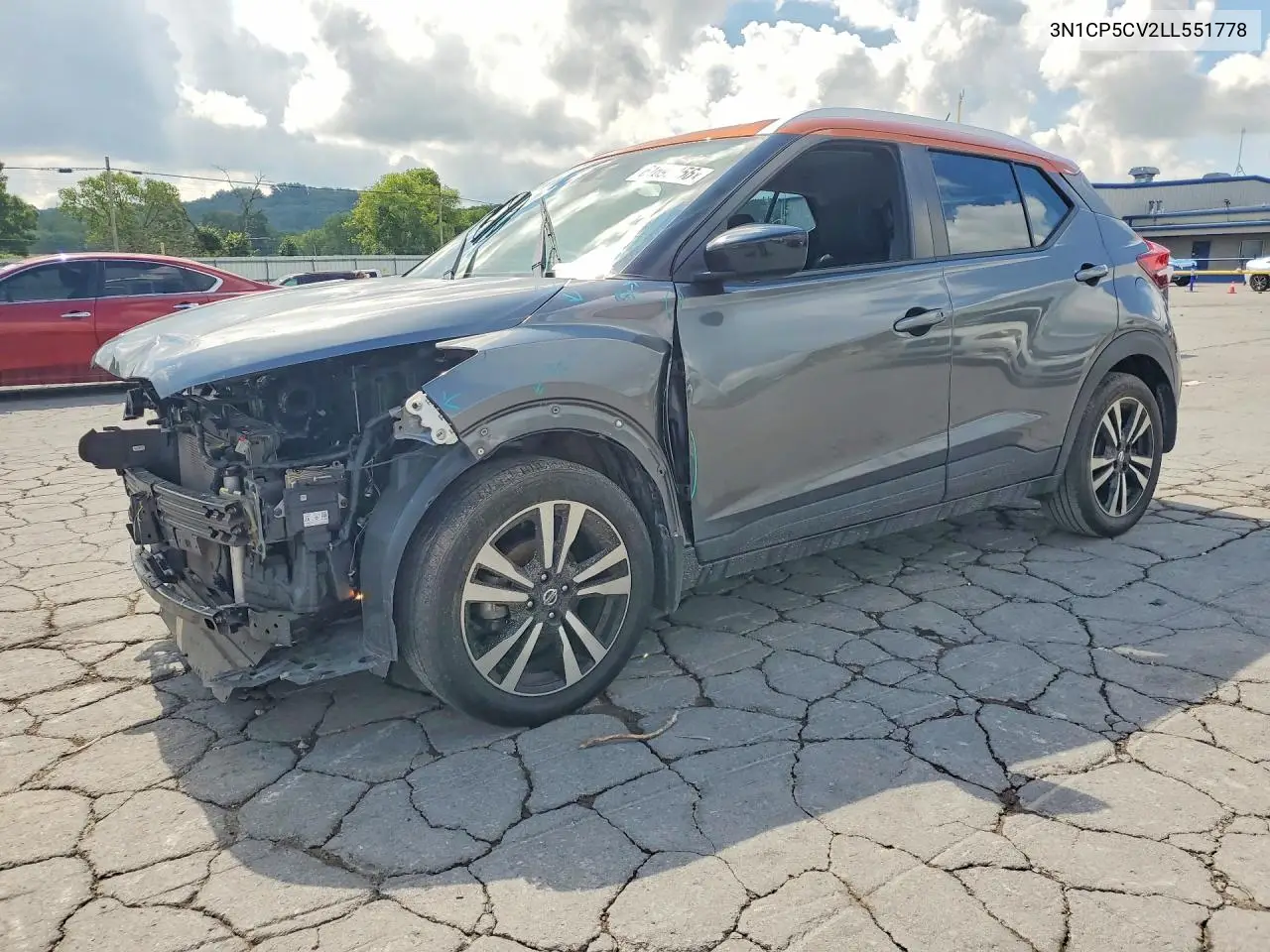2020 Nissan Kicks Sv VIN: 3N1CP5CV2LL551778 Lot: 61695456