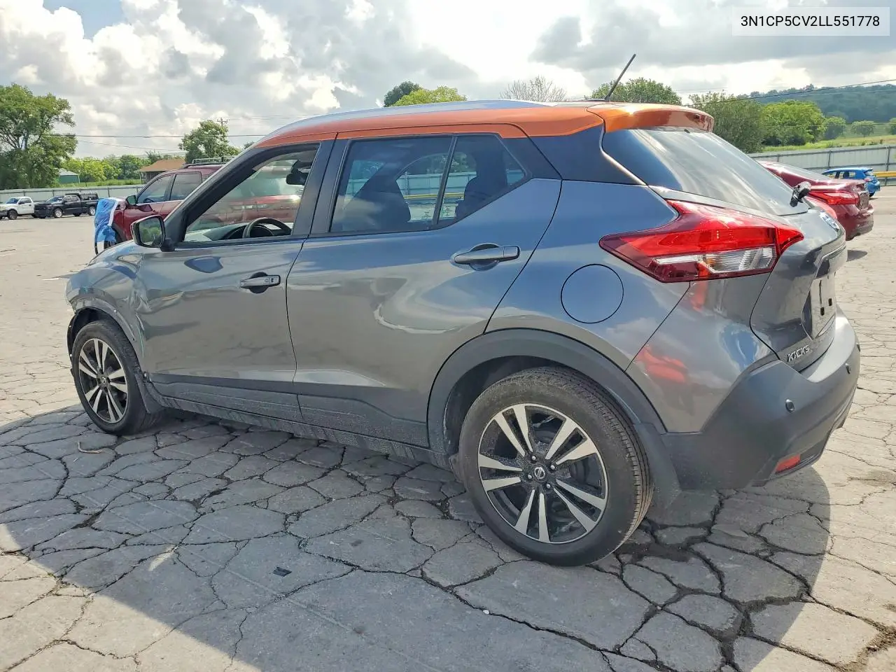 2020 Nissan Kicks Sv VIN: 3N1CP5CV2LL551778 Lot: 61695456