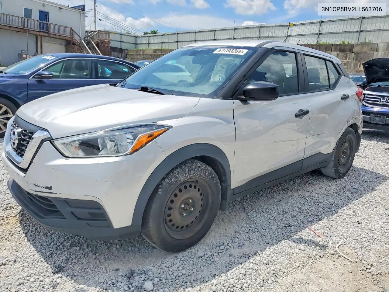 2020 Nissan Kicks S VIN: 3N1CP5BV2LL563706 Lot: 61780266