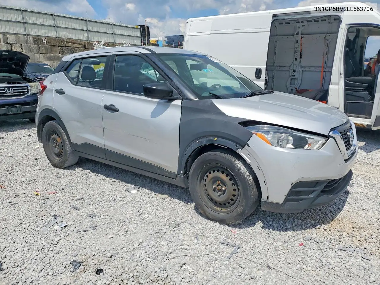 2020 Nissan Kicks S VIN: 3N1CP5BV2LL563706 Lot: 61780266