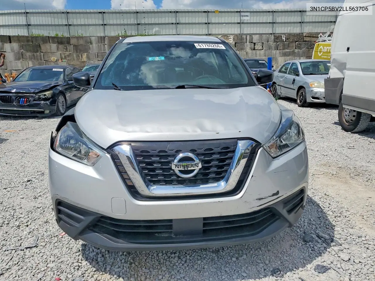 2020 Nissan Kicks S VIN: 3N1CP5BV2LL563706 Lot: 61780266