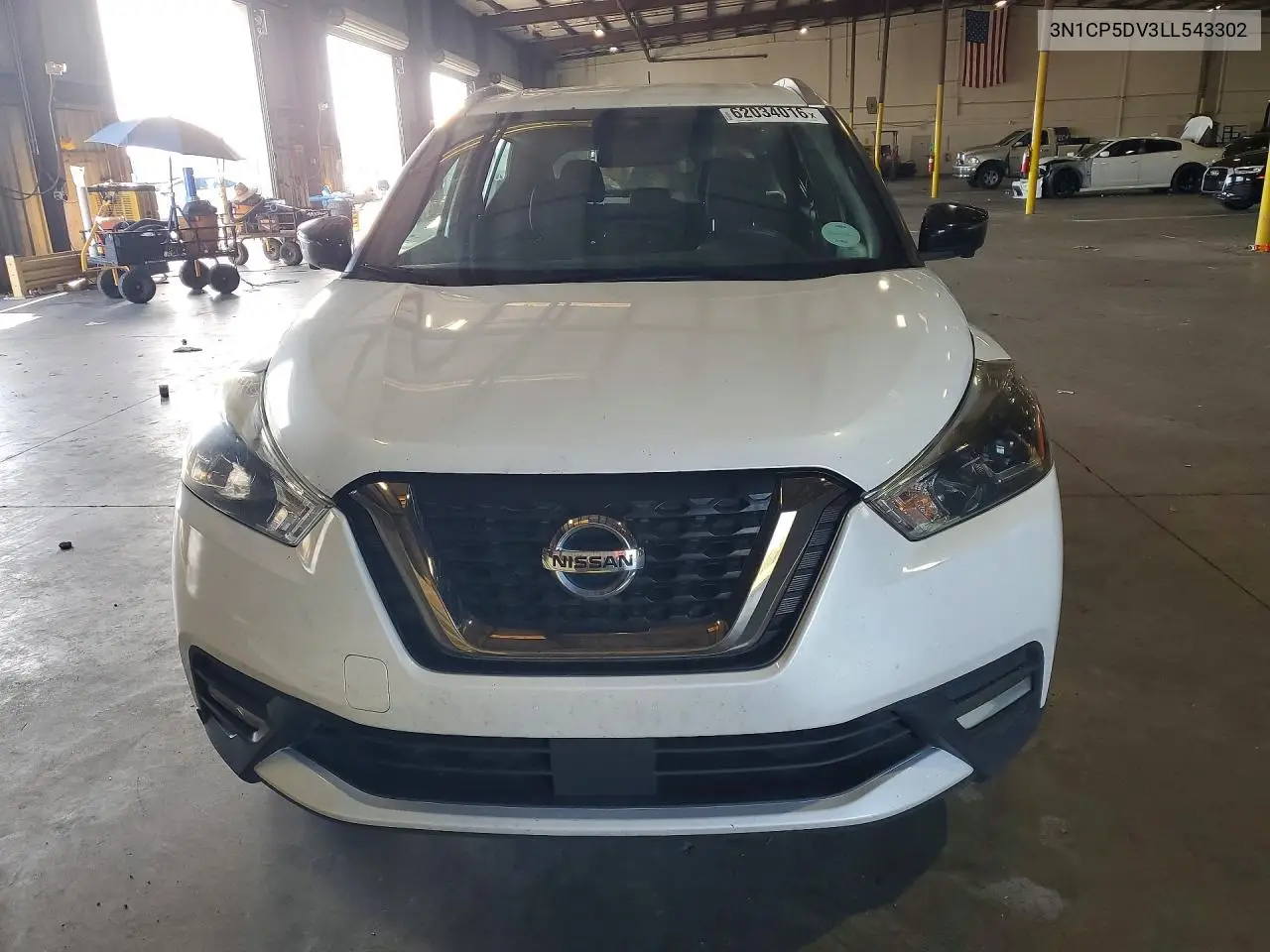 2020 Nissan Kicks Sr VIN: 3N1CP5DV3LL543302 Lot: 62034016