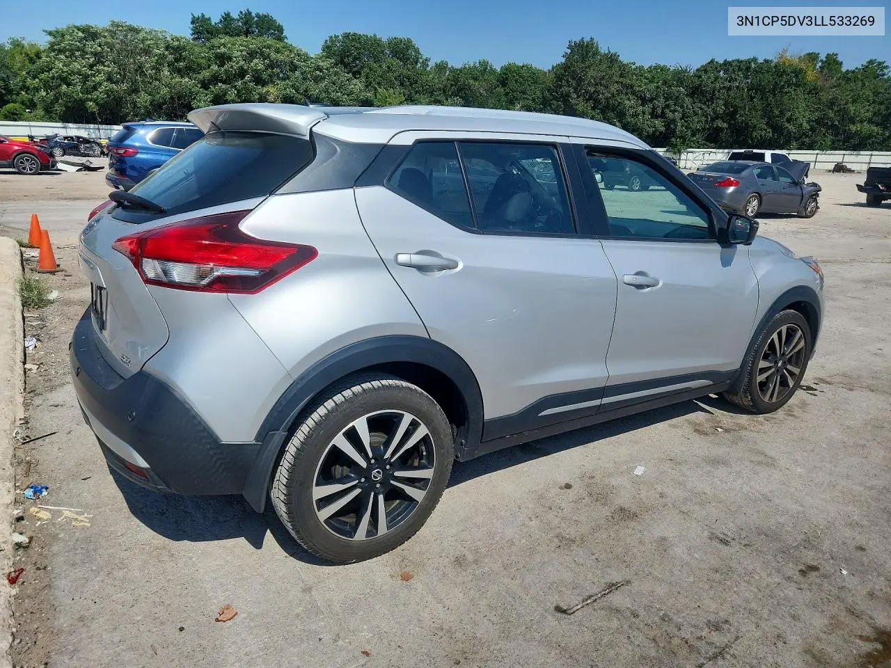 2020 Nissan Kicks Sr VIN: 3N1CP5DV3LL533269 Lot: 62212106