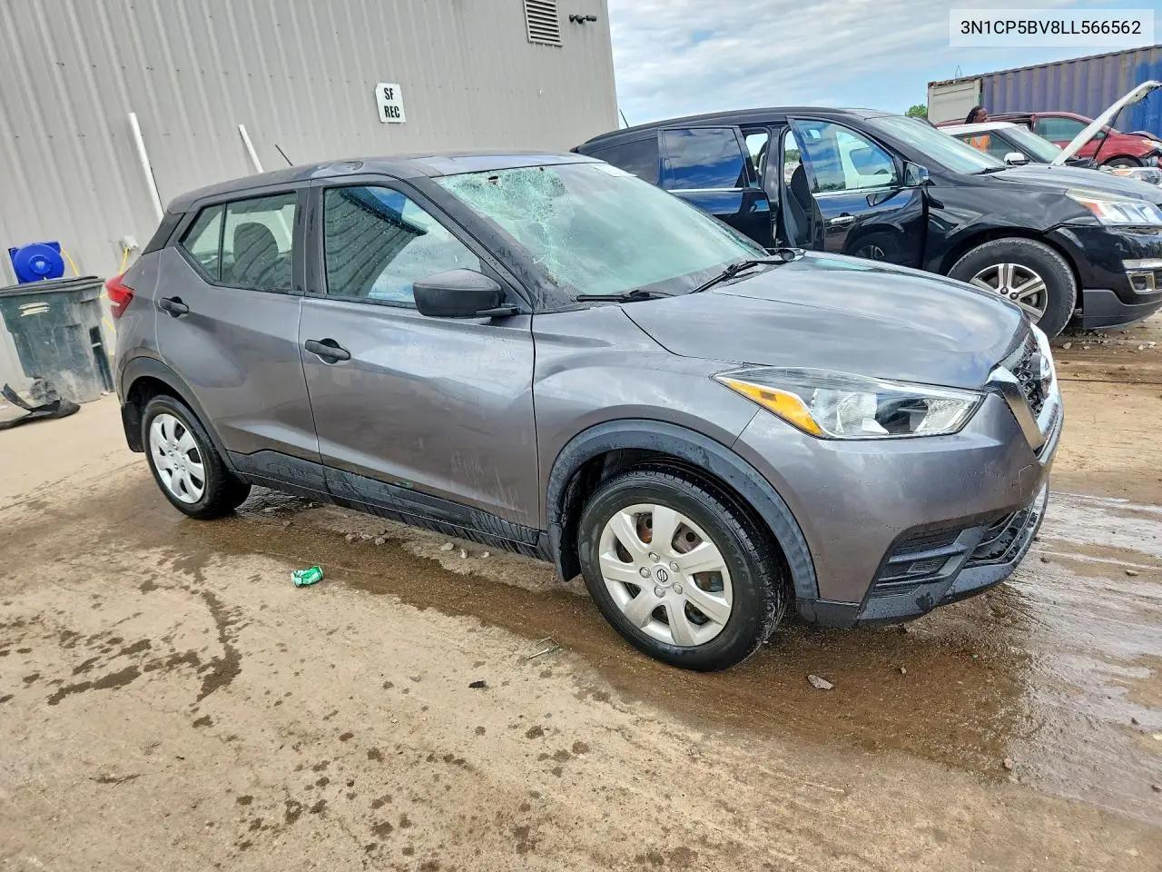 2020 Nissan Kicks S VIN: 3N1CP5BV8LL566562 Lot: 62288726