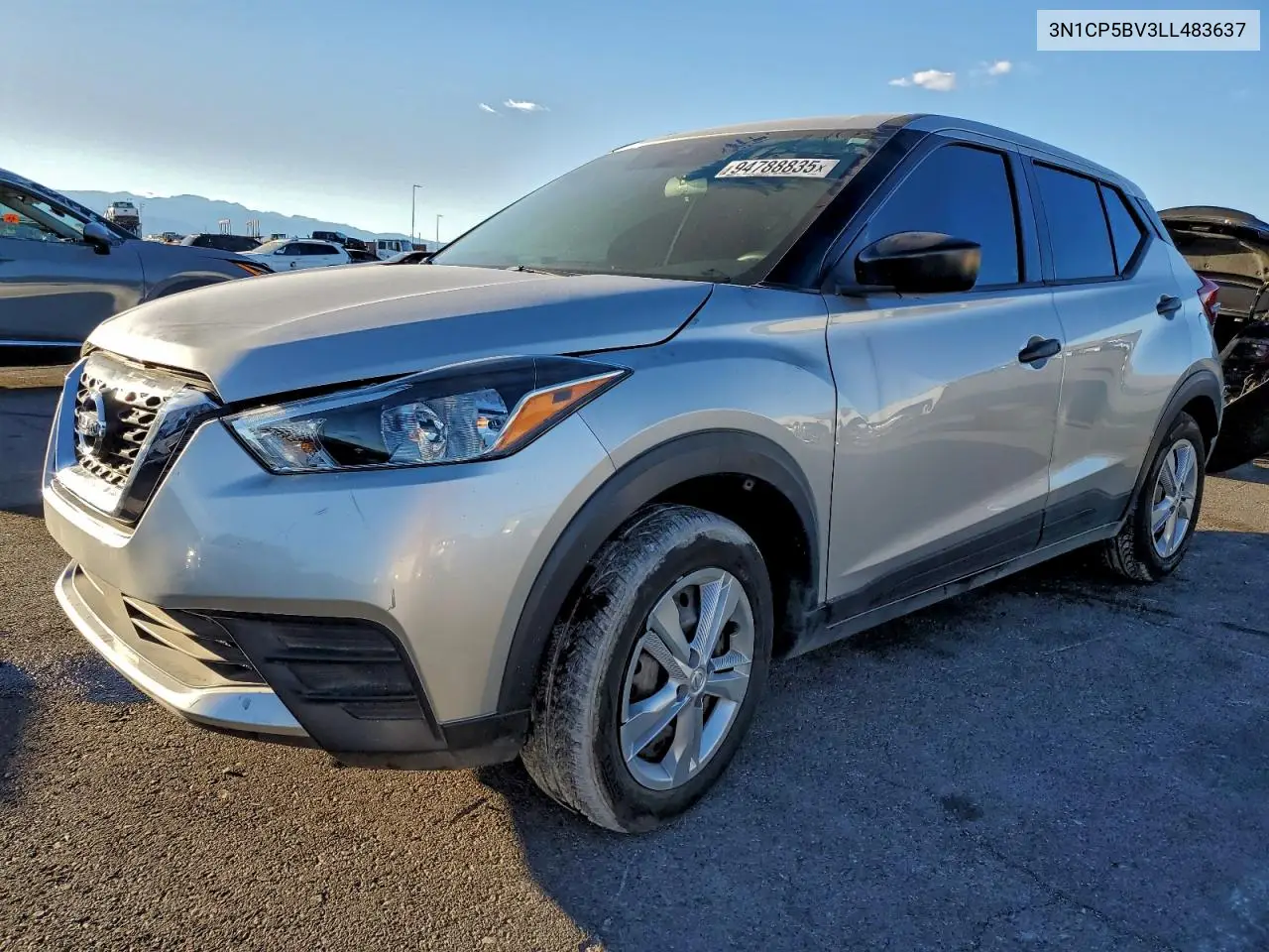 3N1CP5BV3LL483637 2020 Nissan Kicks S