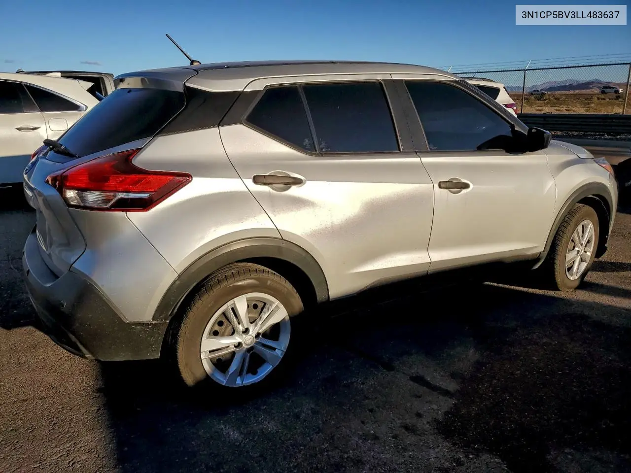 3N1CP5BV3LL483637 2020 Nissan Kicks S