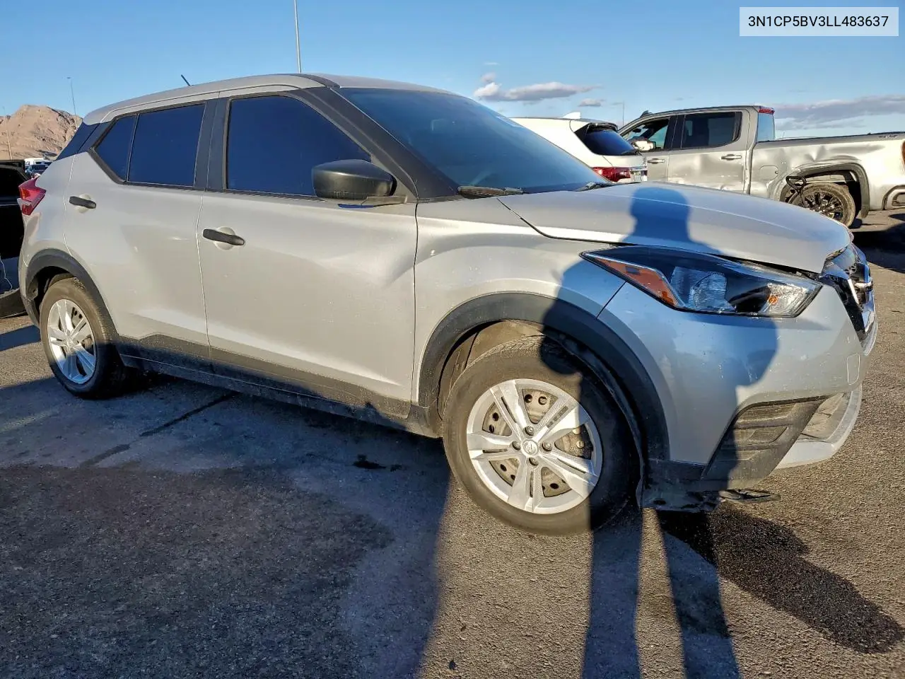 3N1CP5BV3LL483637 2020 Nissan Kicks S