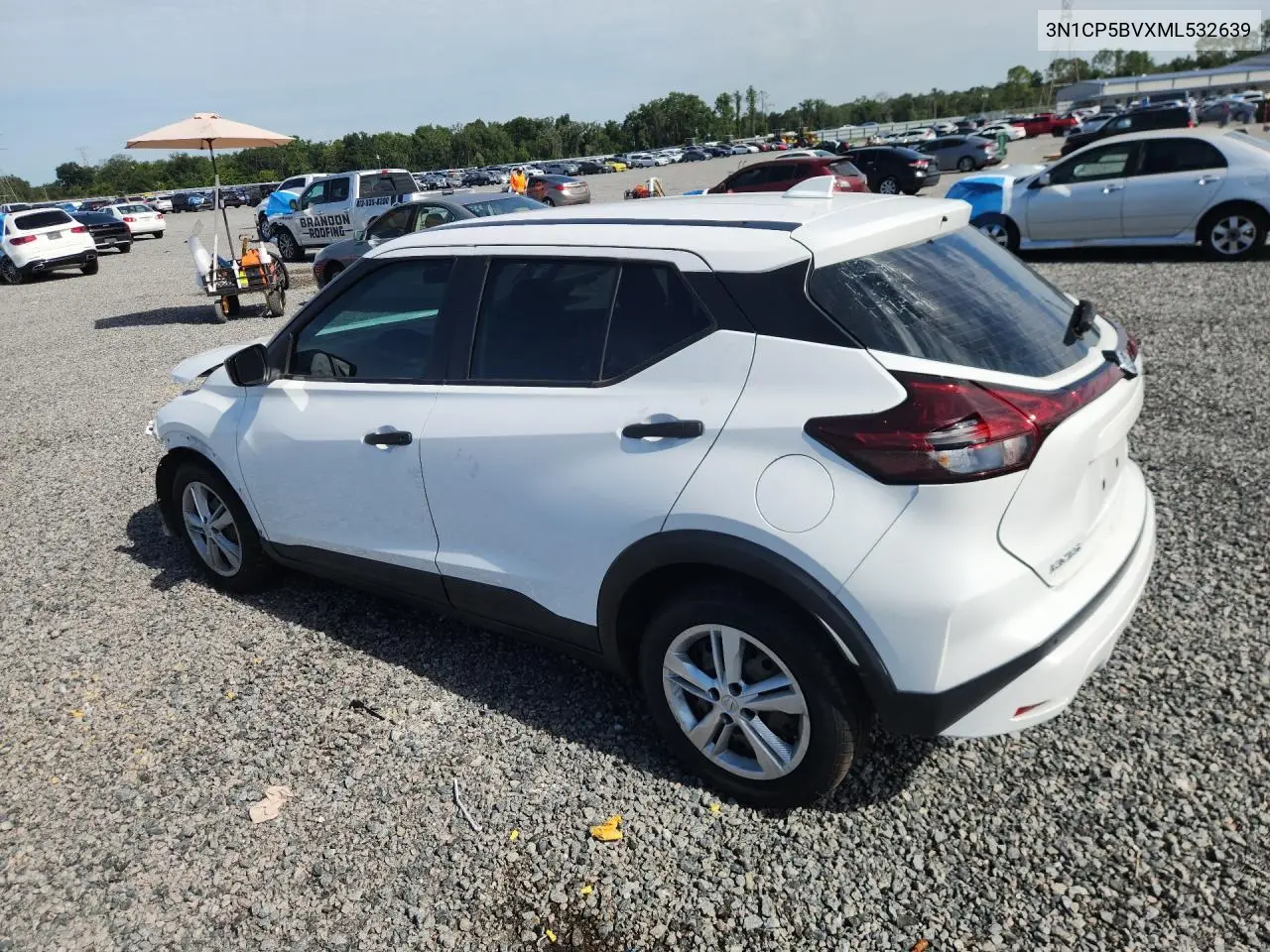 2021 Nissan Kicks S VIN: 3N1CP5BVXML532639 Lot: 56023776