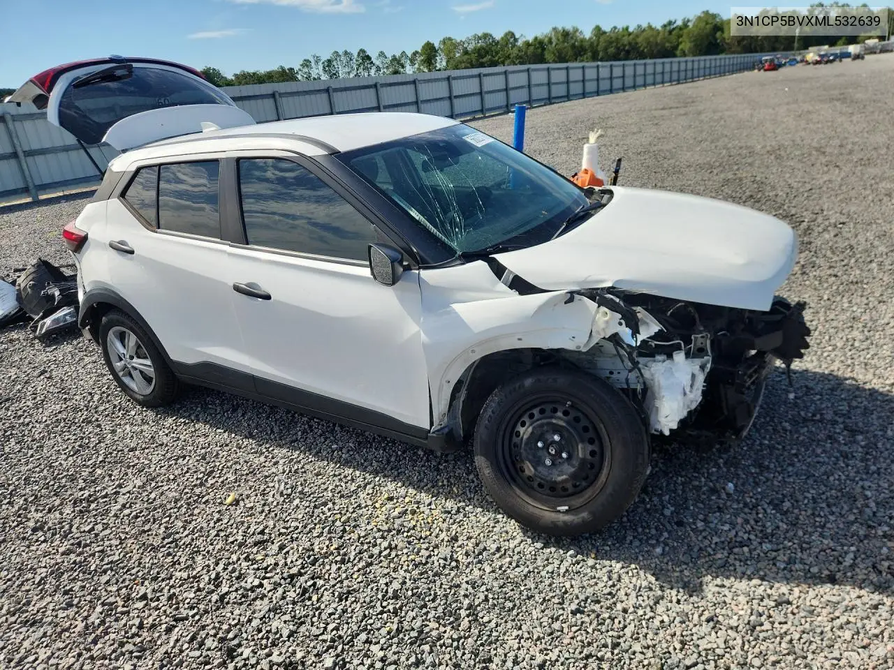 2021 Nissan Kicks S VIN: 3N1CP5BVXML532639 Lot: 56023776