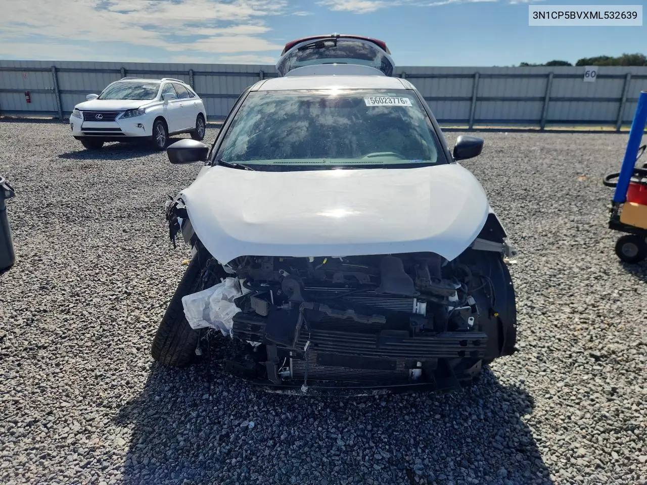 2021 Nissan Kicks S VIN: 3N1CP5BVXML532639 Lot: 56023776