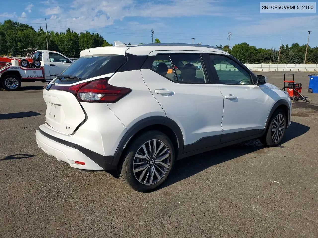 2021 Nissan Kicks Sv VIN: 3N1CP5CV8ML512100 Lot: 58994126