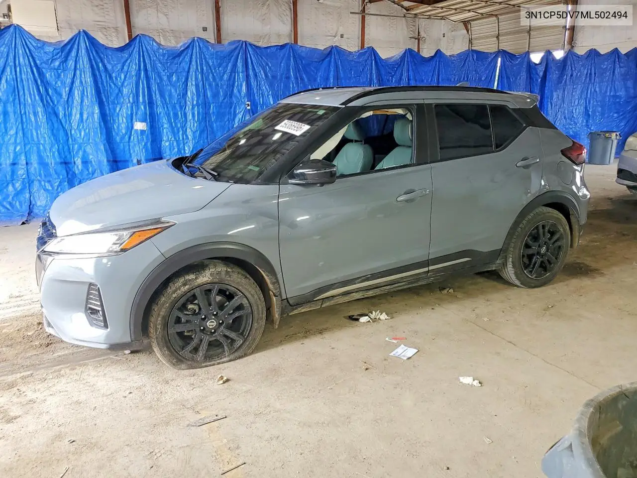 2021 Nissan Kicks Sr VIN: 3N1CP5DV7ML502494 Lot: 59366996