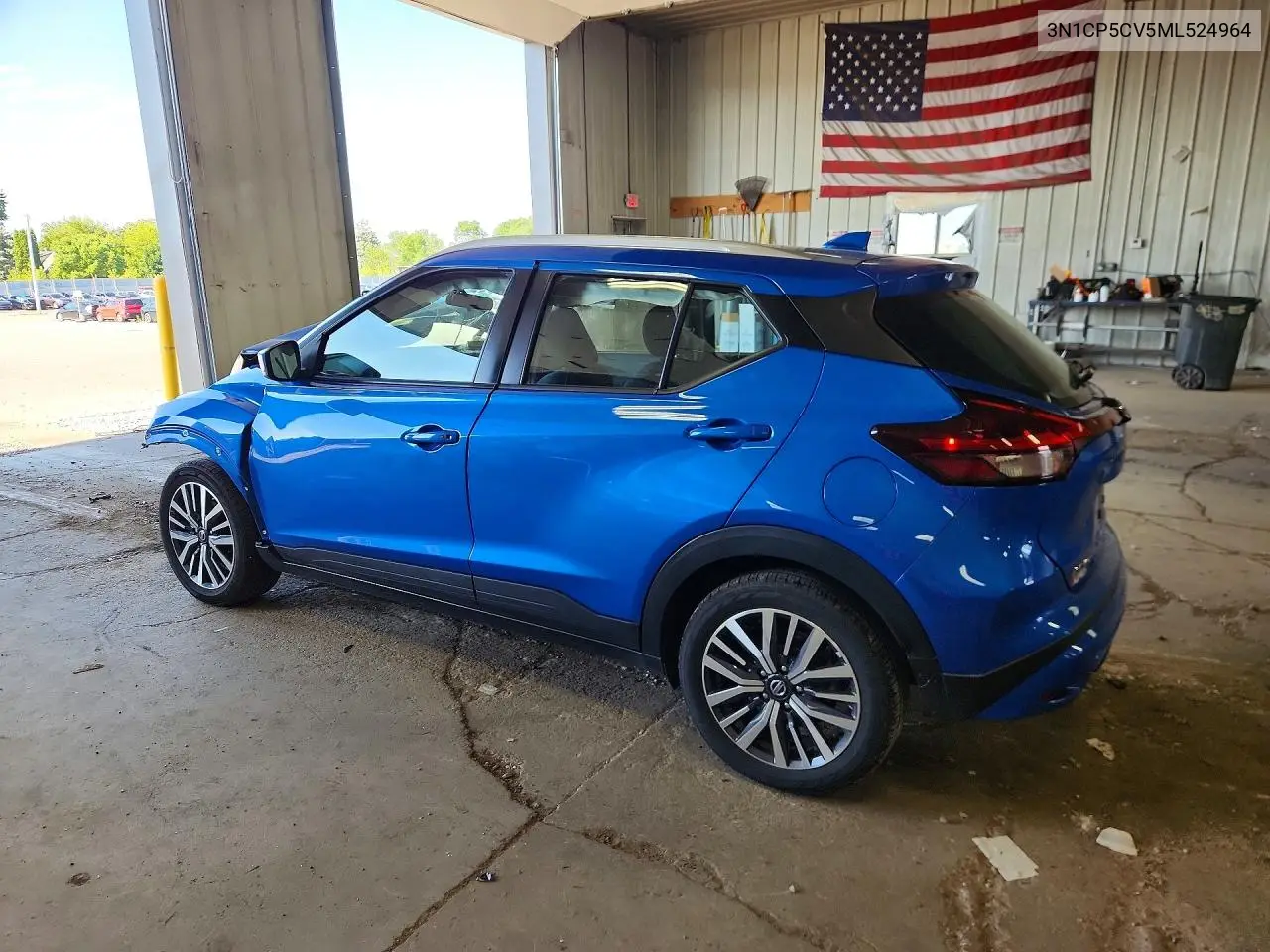 2021 Nissan Kicks Sv VIN: 3N1CP5CV5ML524964 Lot: 60136446