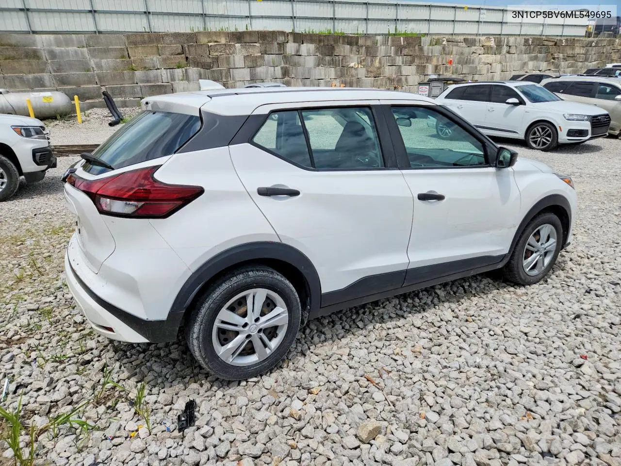 2021 Nissan Kicks S VIN: 3N1CP5BV6ML549695 Lot: 60676866