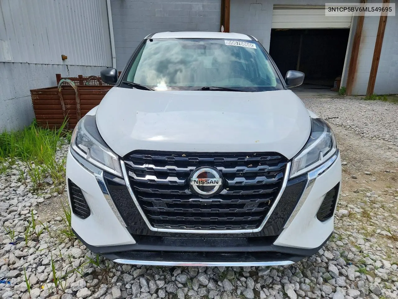 2021 Nissan Kicks S VIN: 3N1CP5BV6ML549695 Lot: 60676866