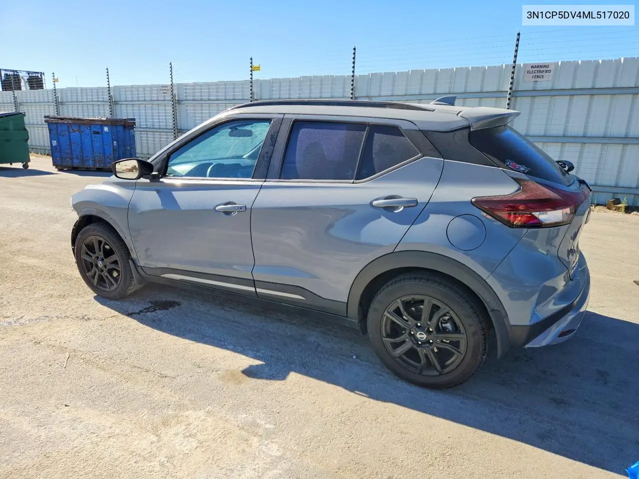 2021 Nissan Kicks Sr VIN: 3N1CP5DV4ML517020 Lot: 60711156