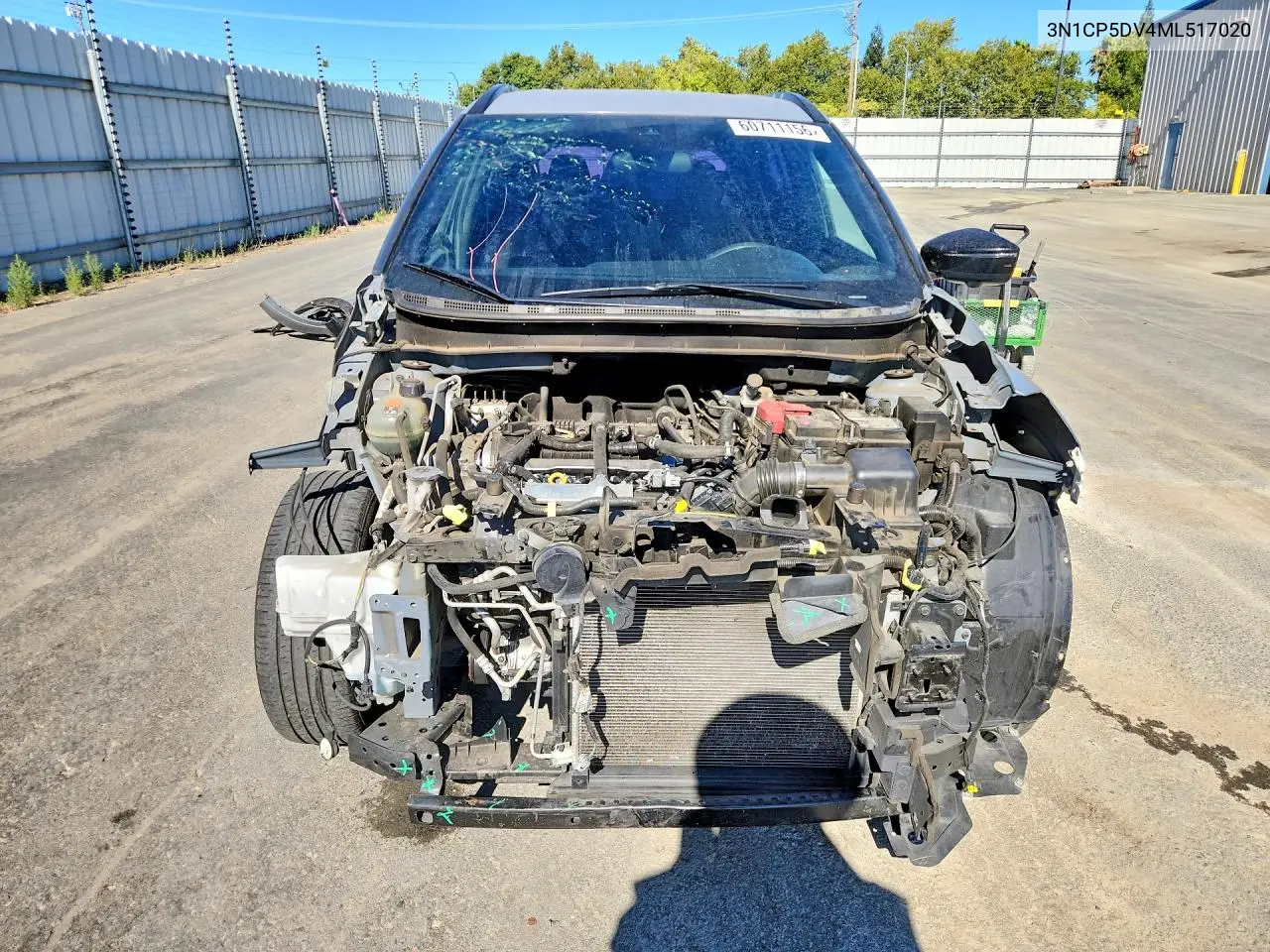 2021 Nissan Kicks Sr VIN: 3N1CP5DV4ML517020 Lot: 60711156